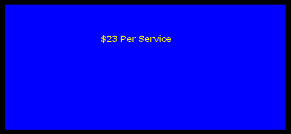 $23 Per Service